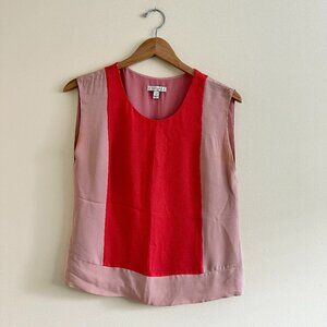 J.Crew Silk Sleeveless Colorblock Tank